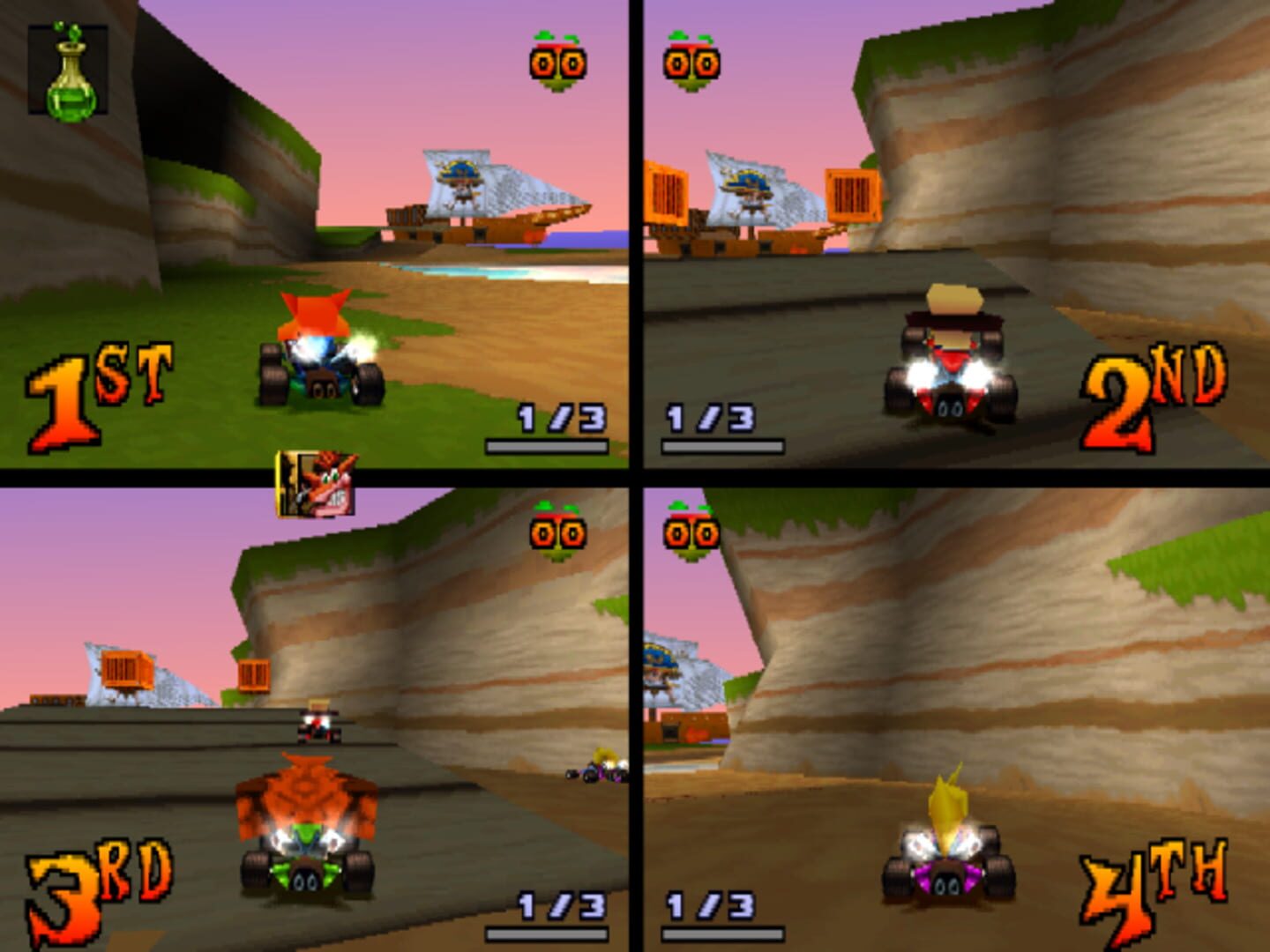 Captura de pantalla - Crash Team Racing