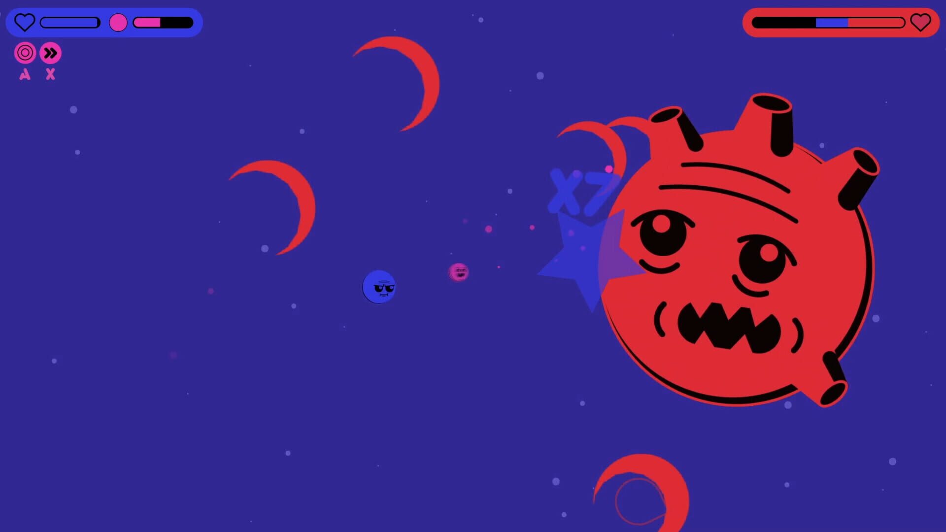 Astro & Luna vs. The Entire Solar System - Screenshot