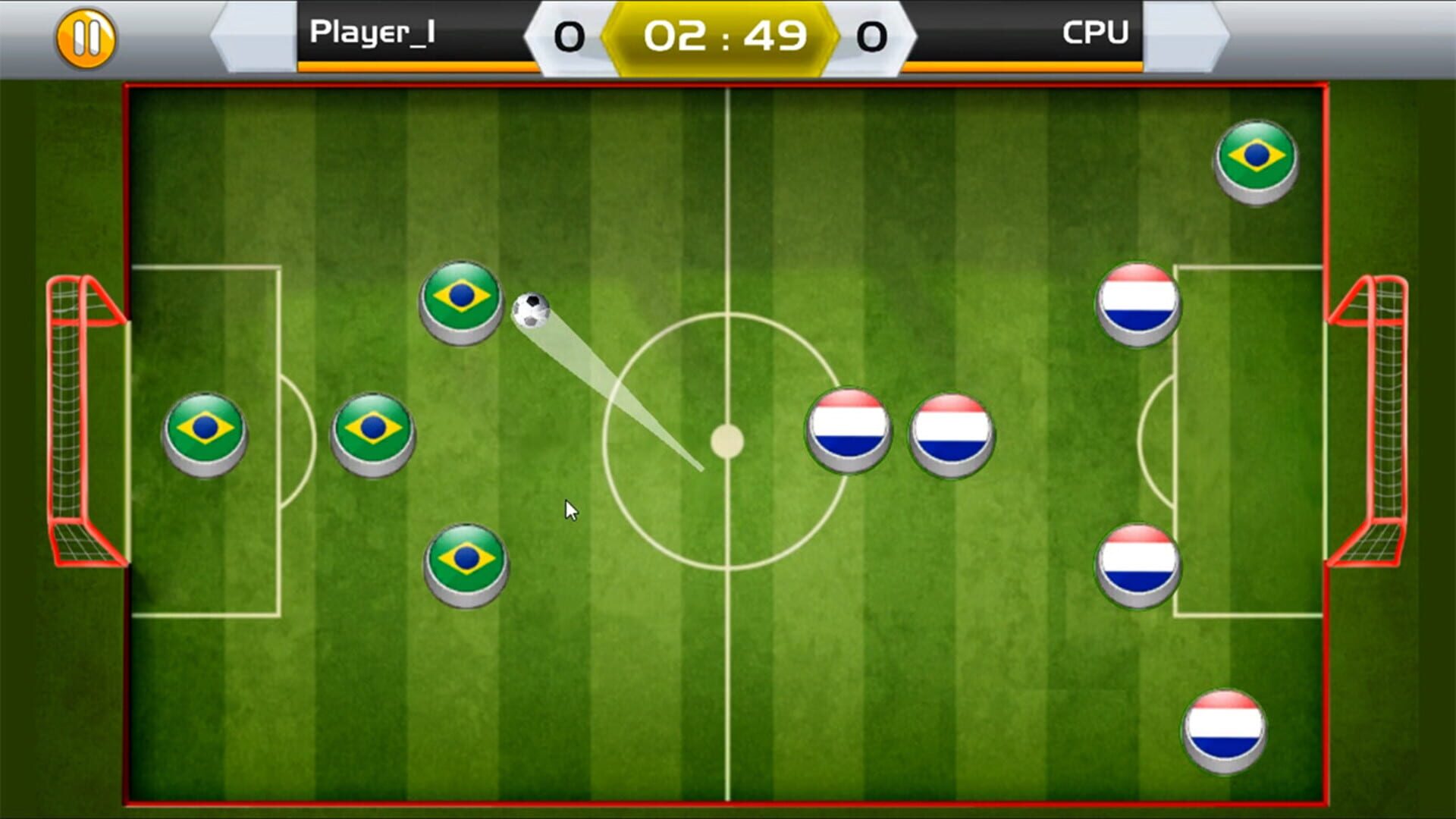 Finger Soccer - Screenshot
