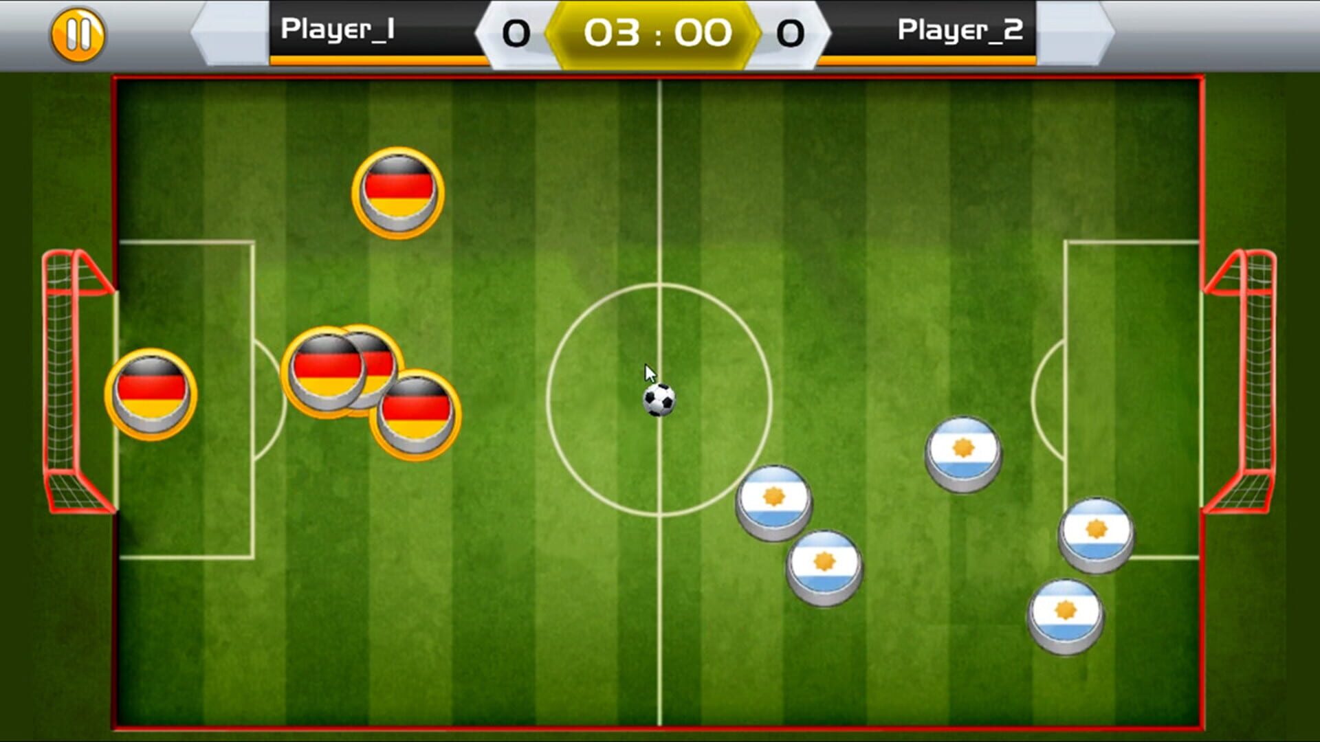 Finger Soccer - Screenshot