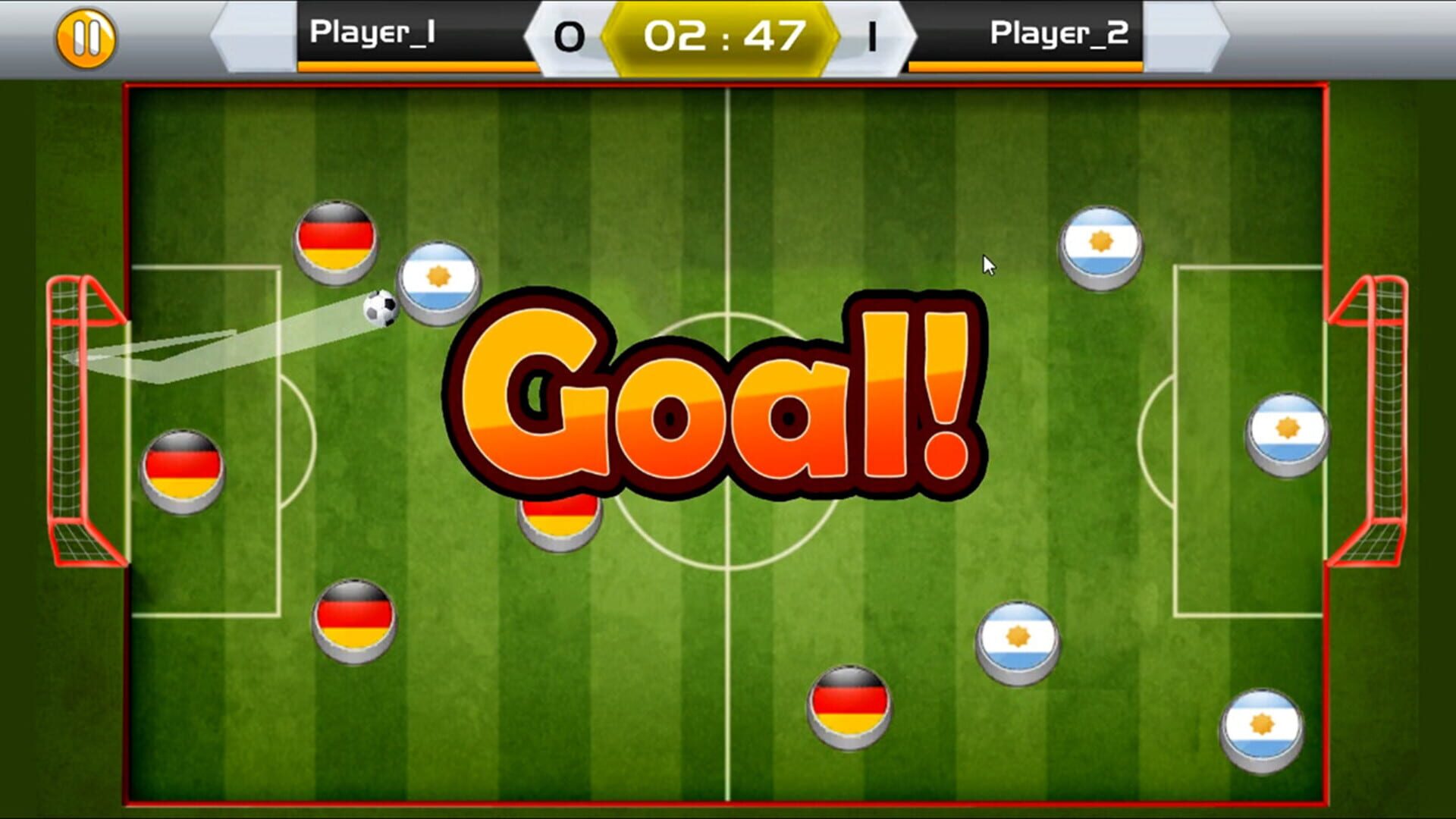 Finger Soccer - Screenshot
