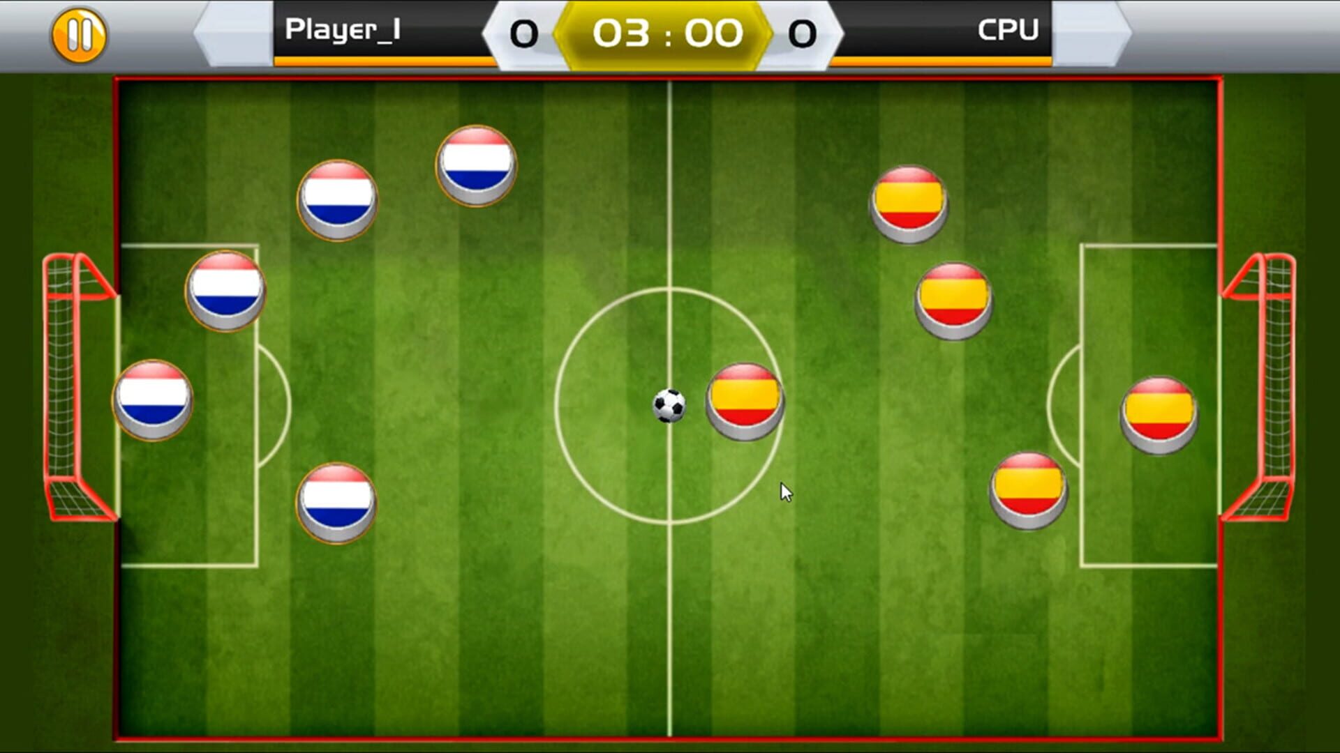 Finger Soccer - Screenshot