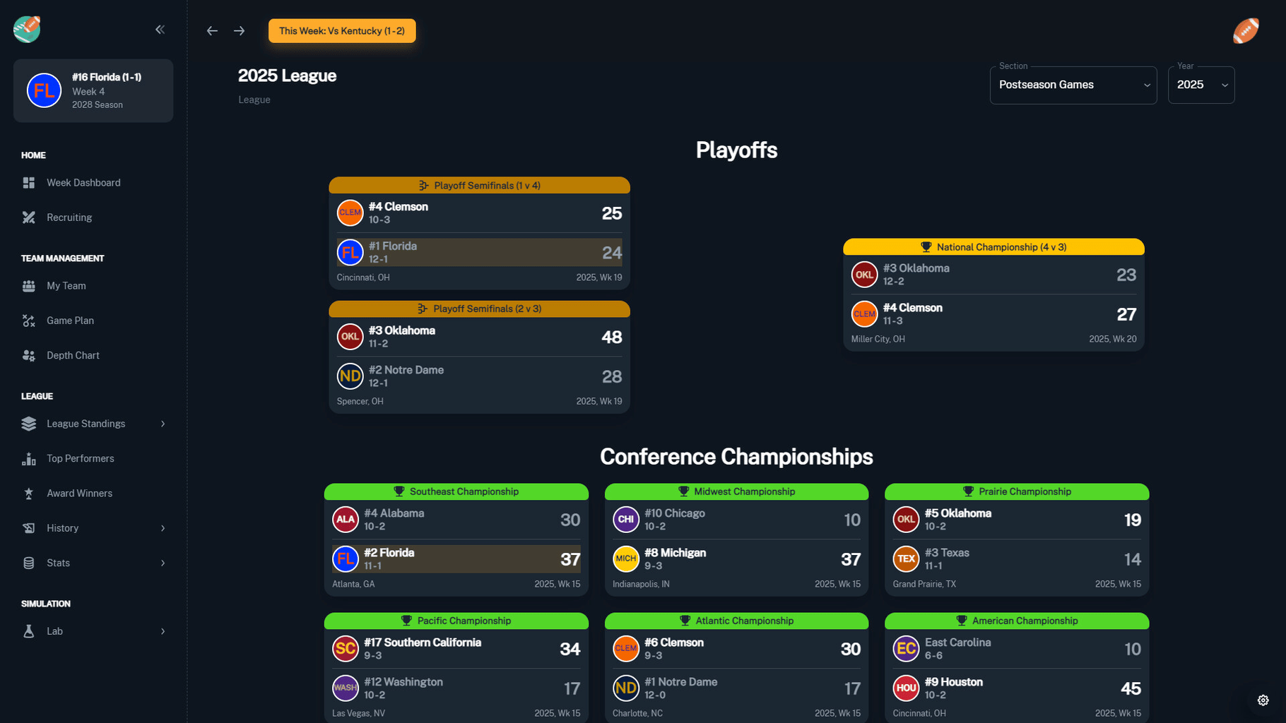 Football Coach: College Dynasty screenshot