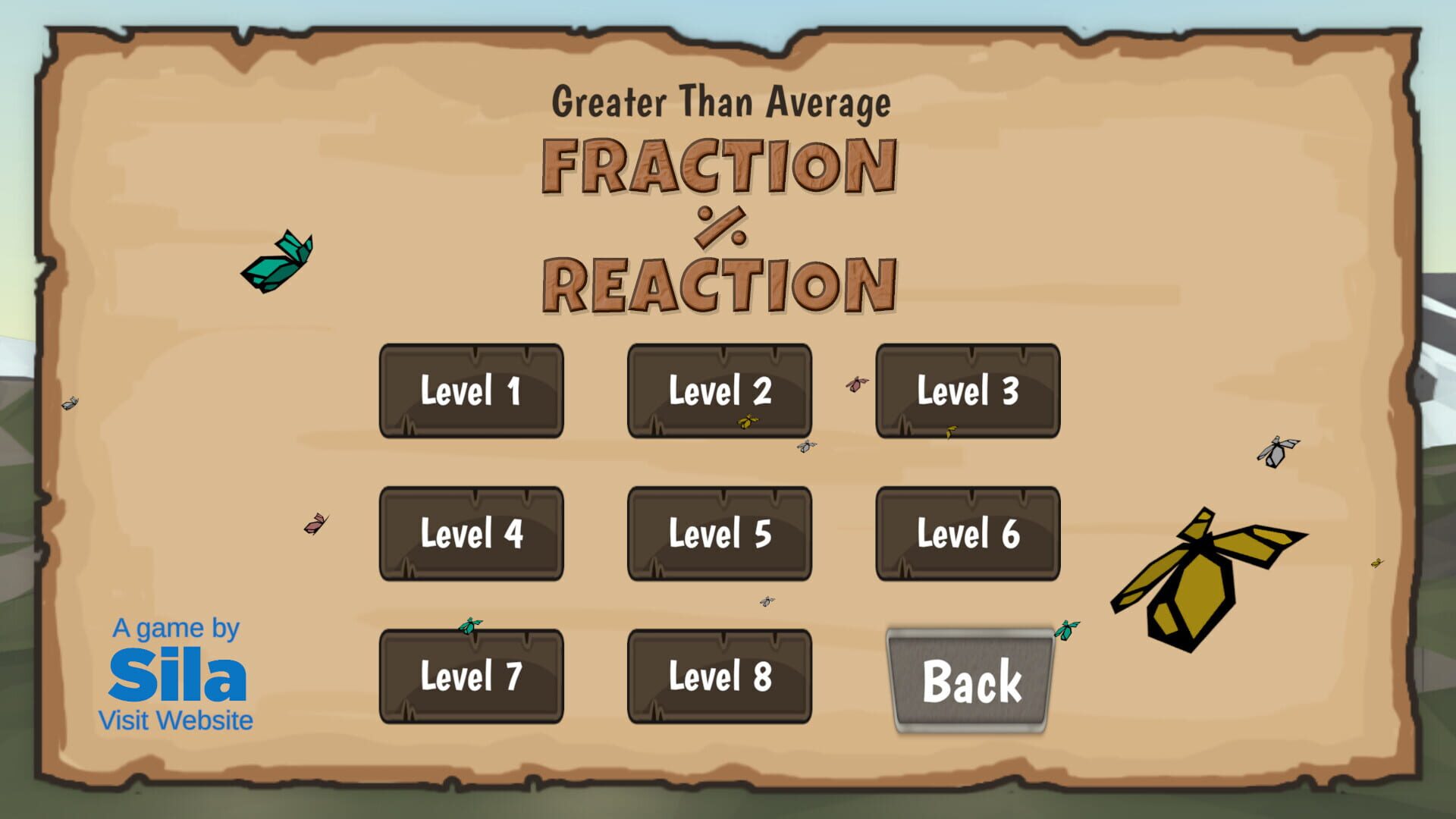 Fraction Reaction - Screenshot