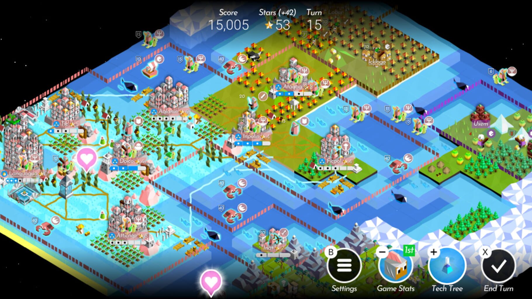 Aquarion: The Battle of Polytopia screenshot