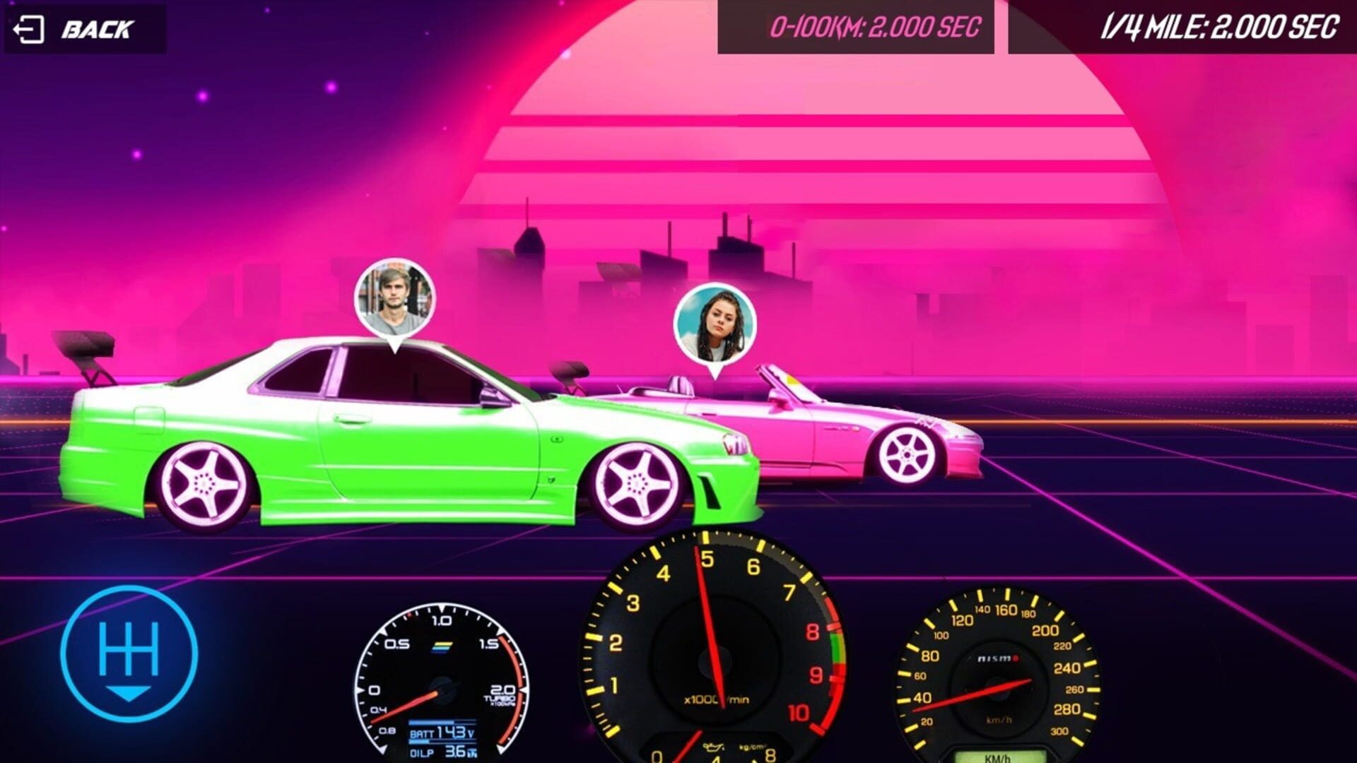 JDM Drag Racing - Screenshot