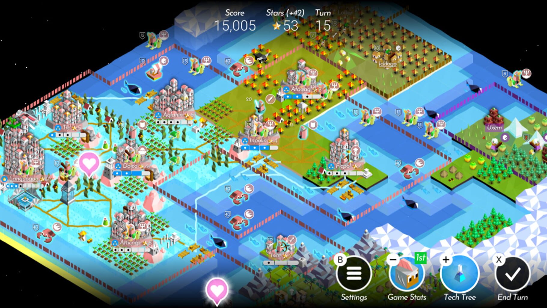 The Battle of Polytopia: Deluxe screenshot