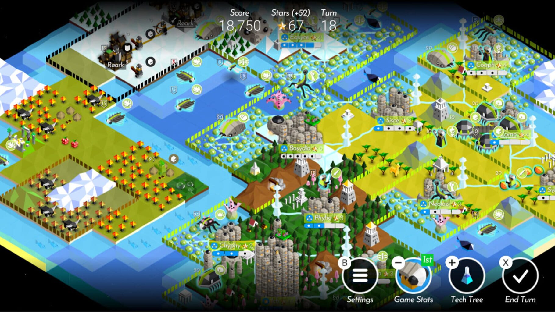 The Battle of Polytopia: All Special Tribes screenshot