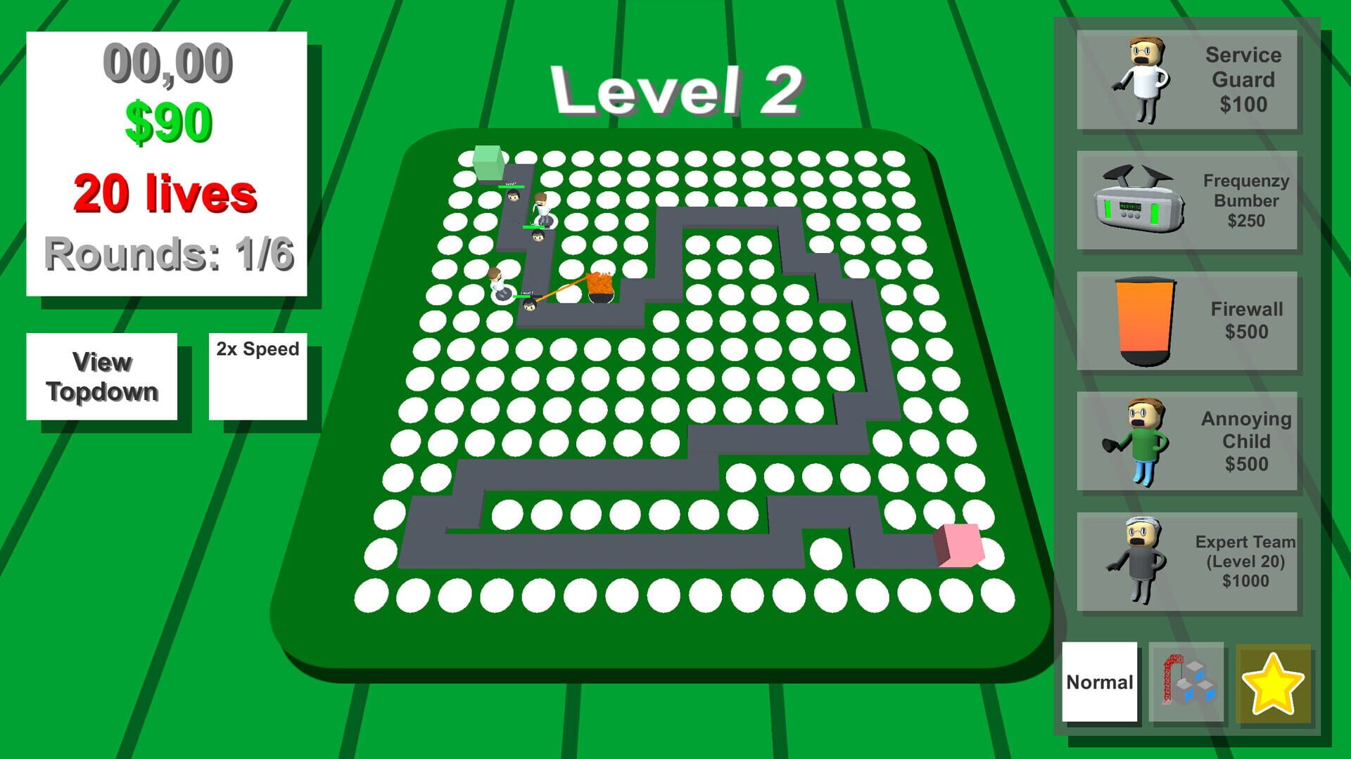 Tech Invaders TD - Screenshot