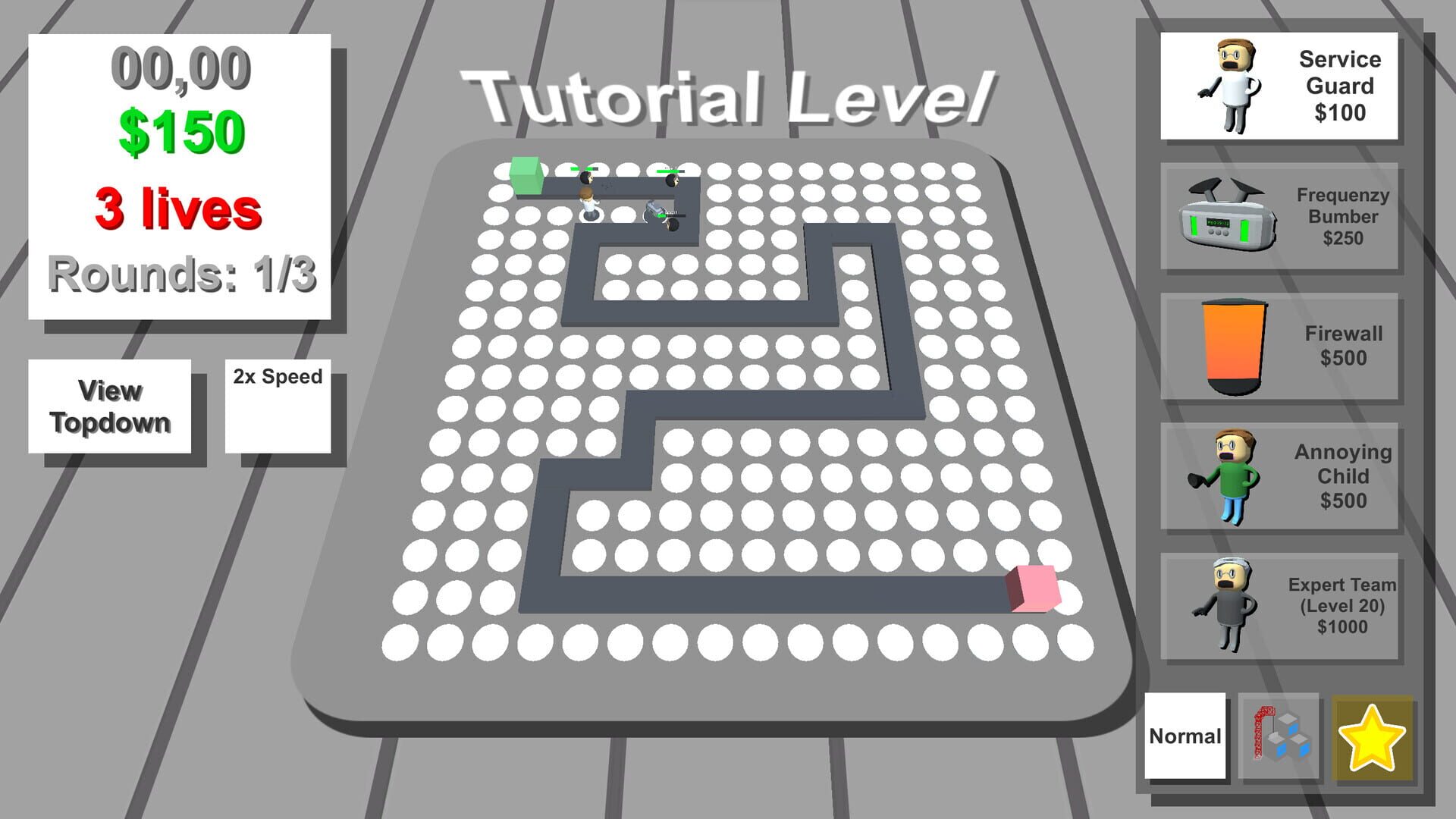 Tech Invaders TD - Screenshot