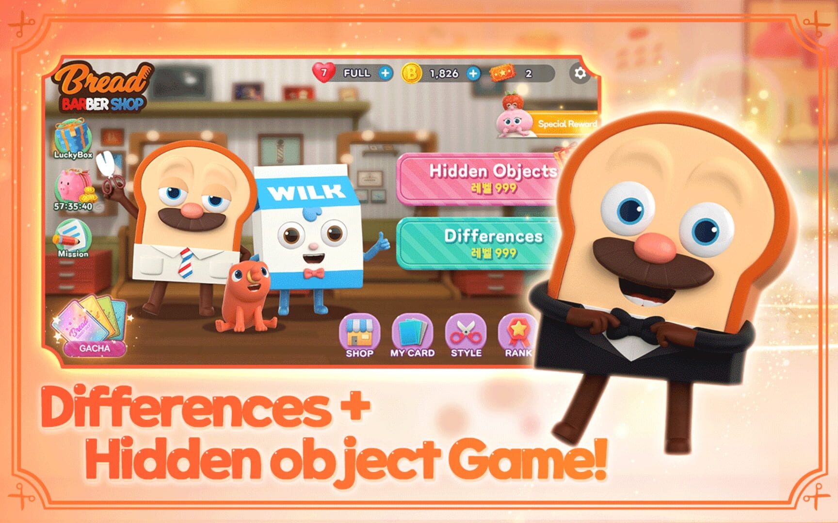 Bread Barbershop Differences - Screenshot