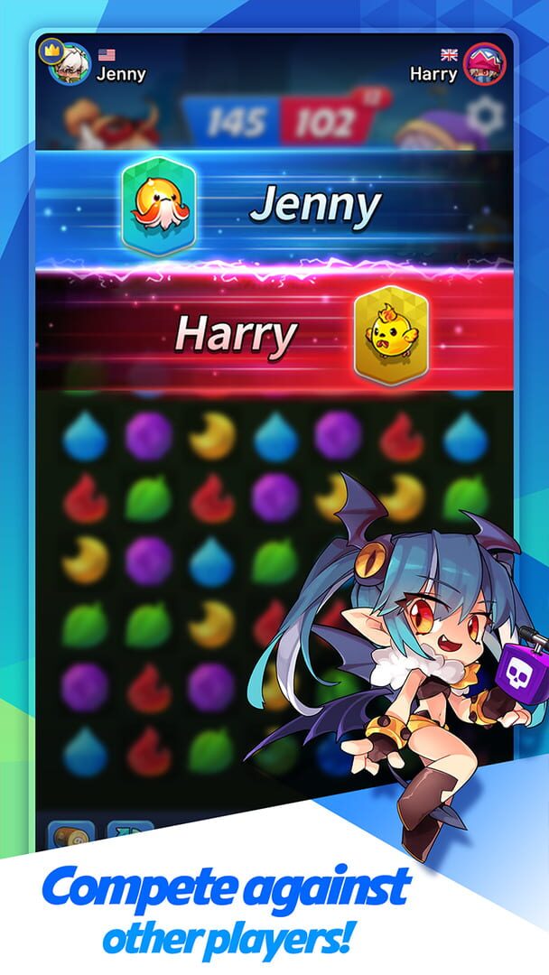 Wind Runner: Puzzle Match - Screenshot