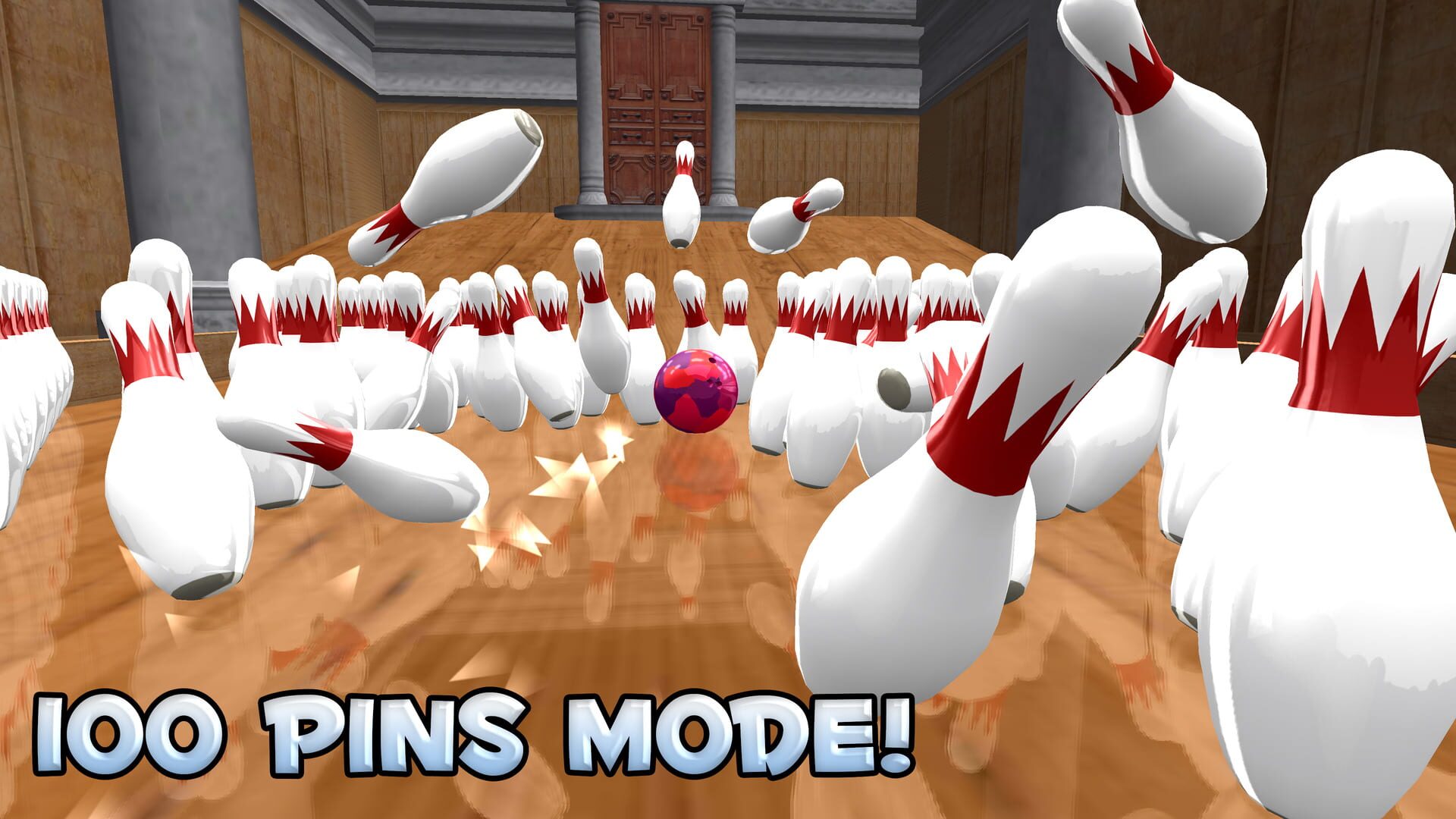 Galaxy Bowling 3D Free - Screenshot