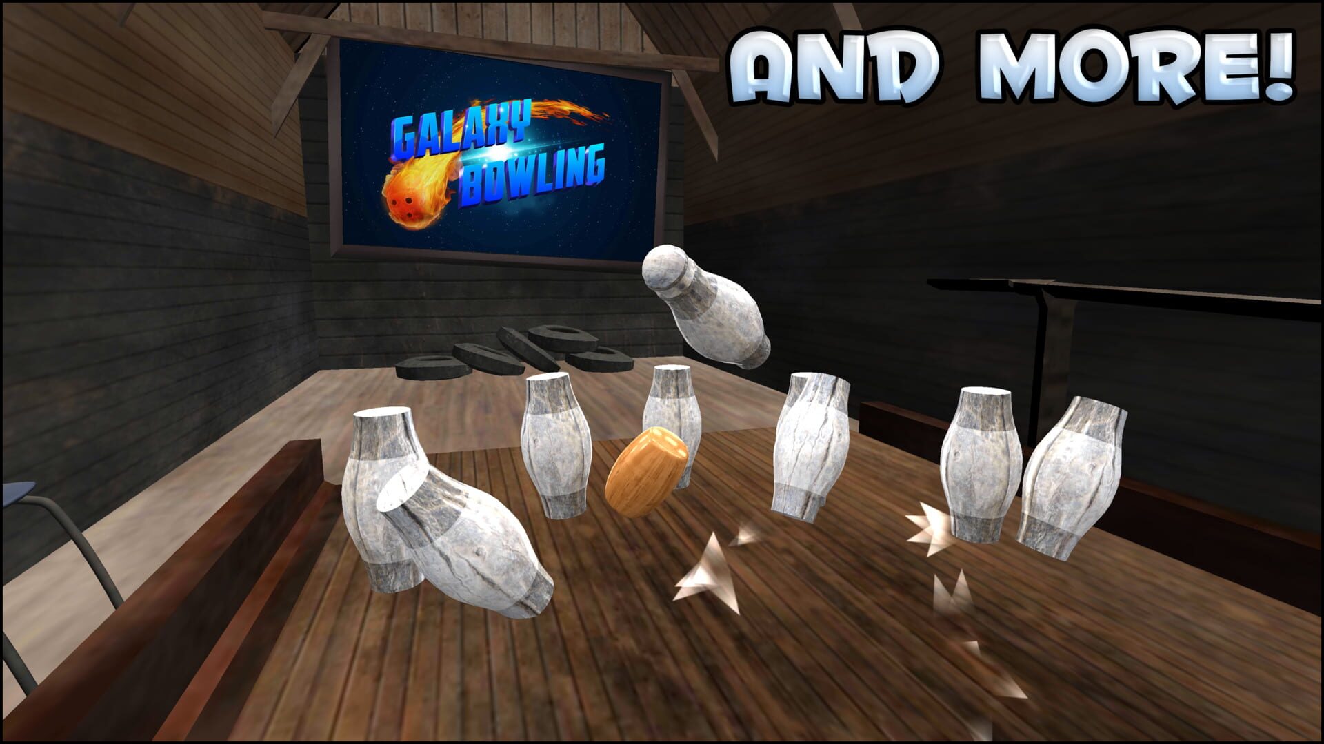 Galaxy Bowling 3D Free - Screenshot