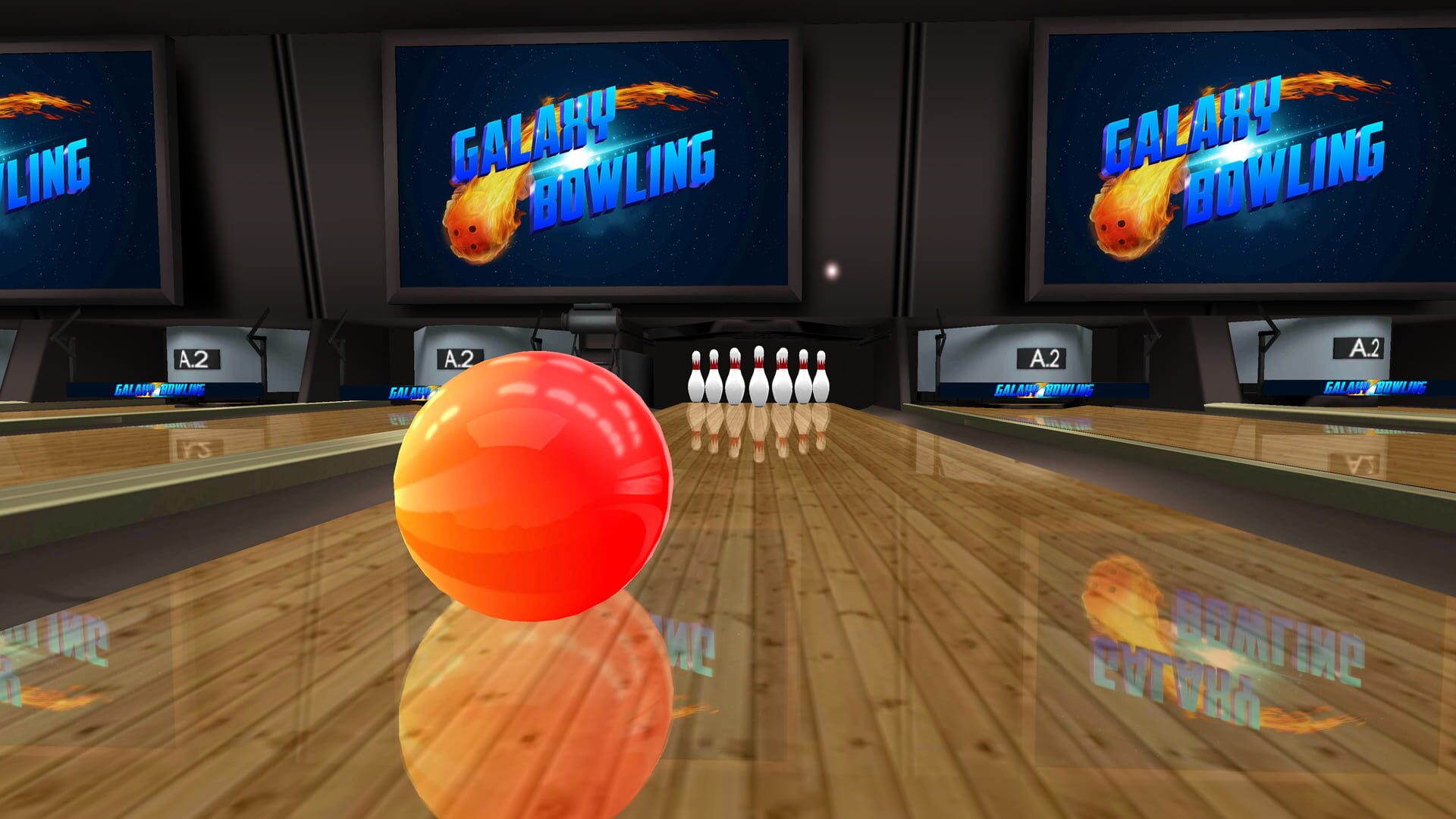 Galaxy Bowling 3D Free - Screenshot