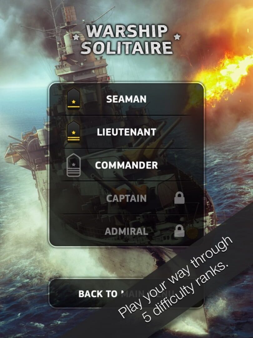 Warship Solitaire - Screenshot