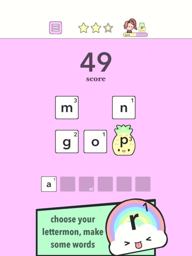 Lettermon - Screenshot