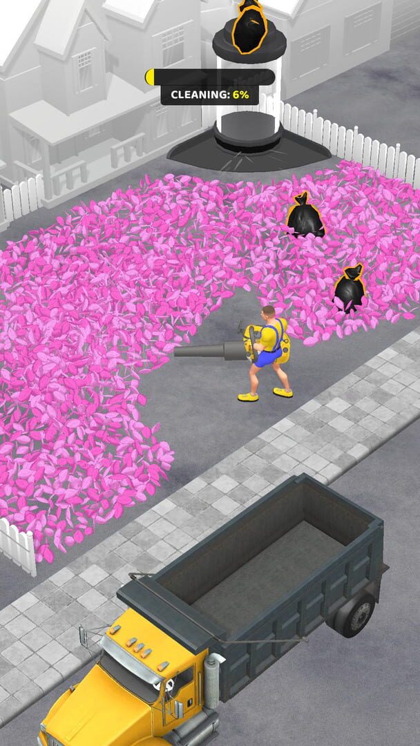 Leaf Blower: City Cleaning Game - Screenshot