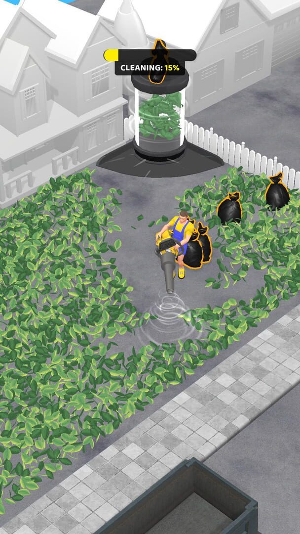 Leaf Blower: City Cleaning Game - Screenshot