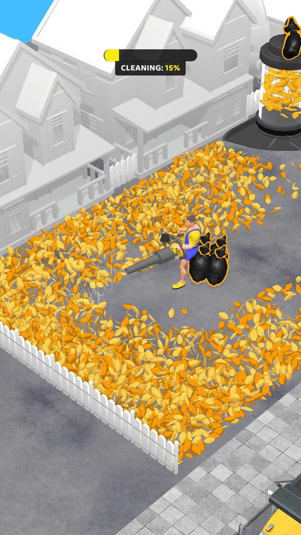 Leaf Blower: City Cleaning Game - Screenshot