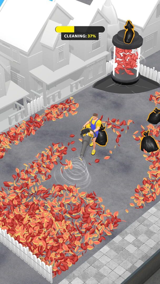 Leaf Blower: City Cleaning Game - Screenshot