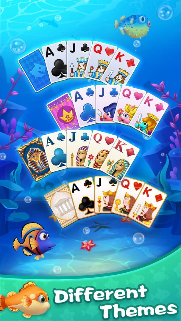 Solitaire Fish Klondike - Screenshot