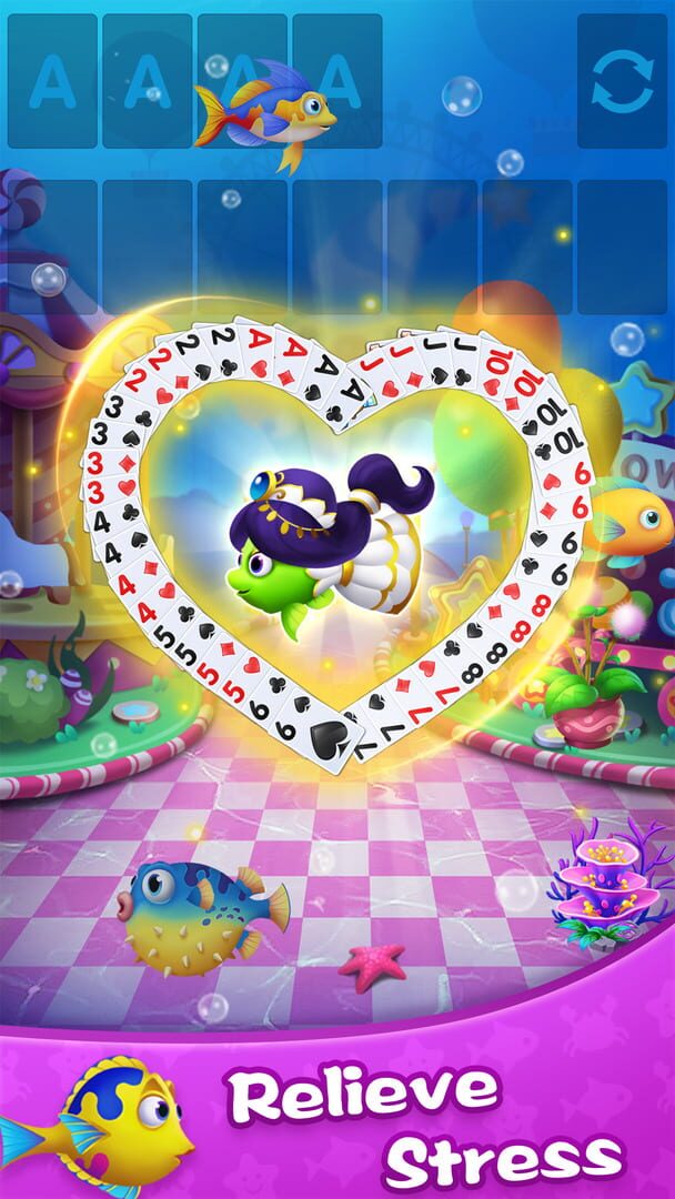 Solitaire Fish Klondike - Screenshot