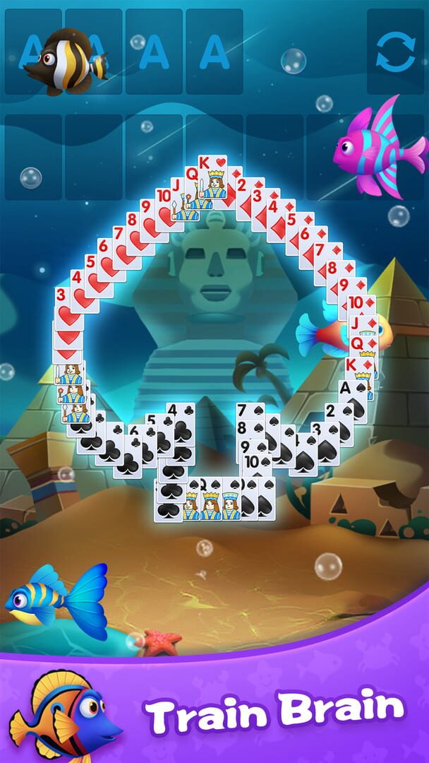 Solitaire Fish Klondike - Screenshot