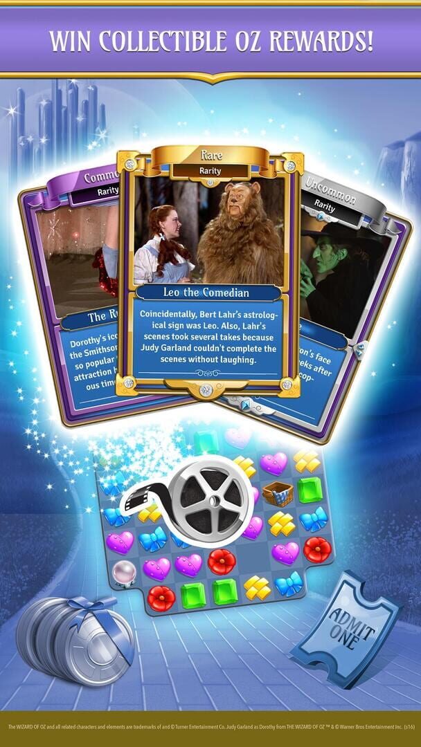 The Wizard of Oz Magic Match 3 - Screenshot