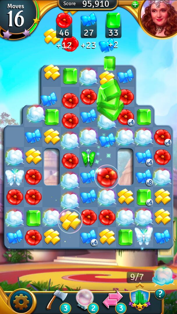 The Wizard of Oz Magic Match 3 - Screenshot