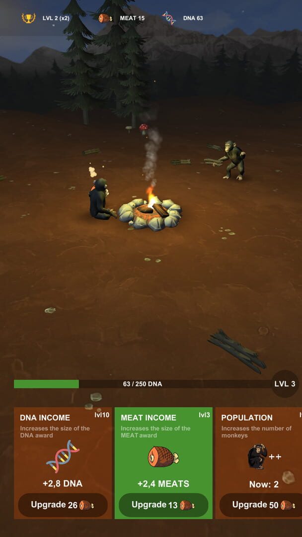 Idle Human Evolution - Screenshot