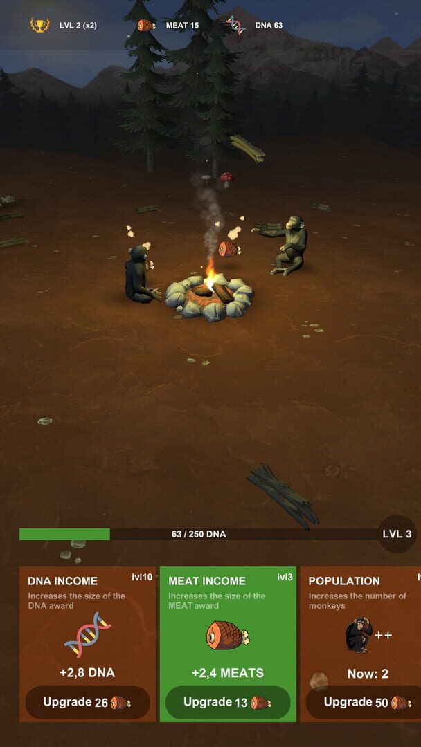 Idle Human Evolution - Screenshot