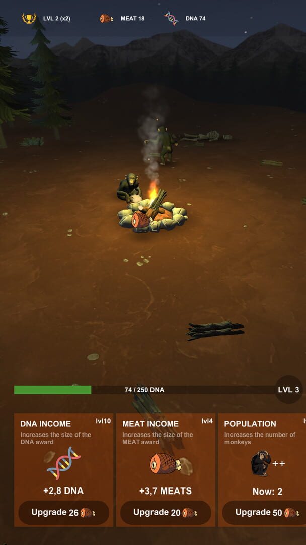 Idle Human Evolution - Screenshot