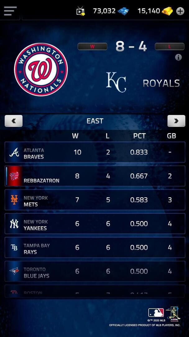MLB Tap Sports Baseball 2020 - Screenshot