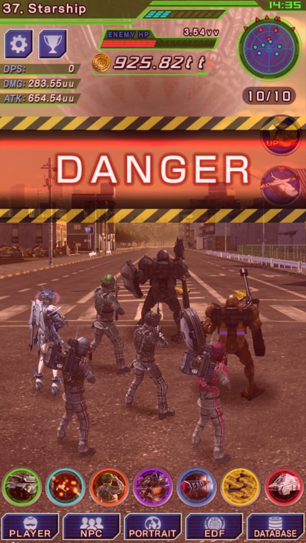 Tap Wars: Earth Defense Force 4.1 - The Shadow of New Despair - Screenshot