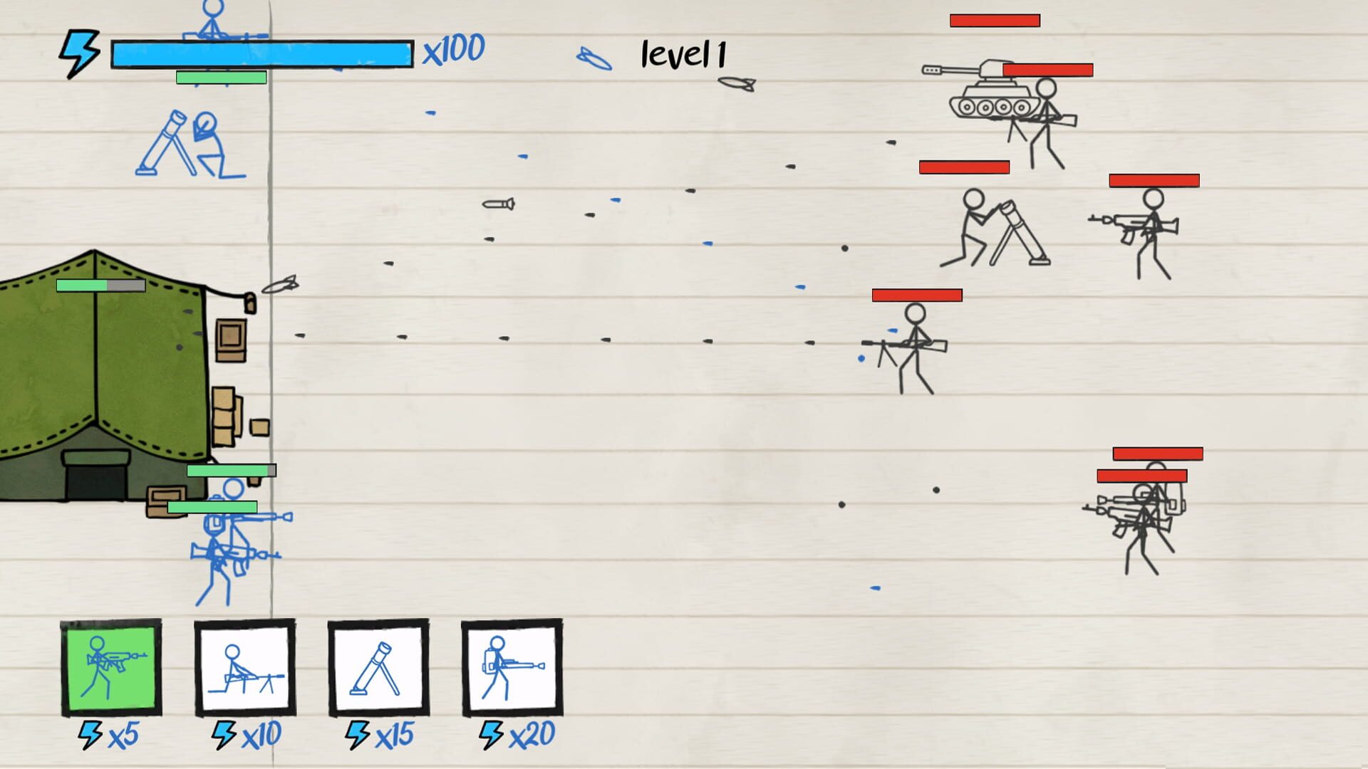 Paper Battle - Screenshot
