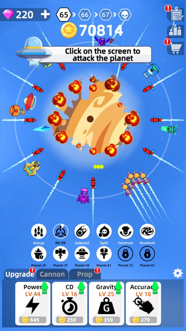 Planet Smash - Screenshot
