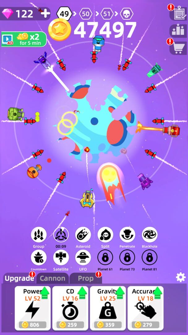 Planet Smash - Screenshot