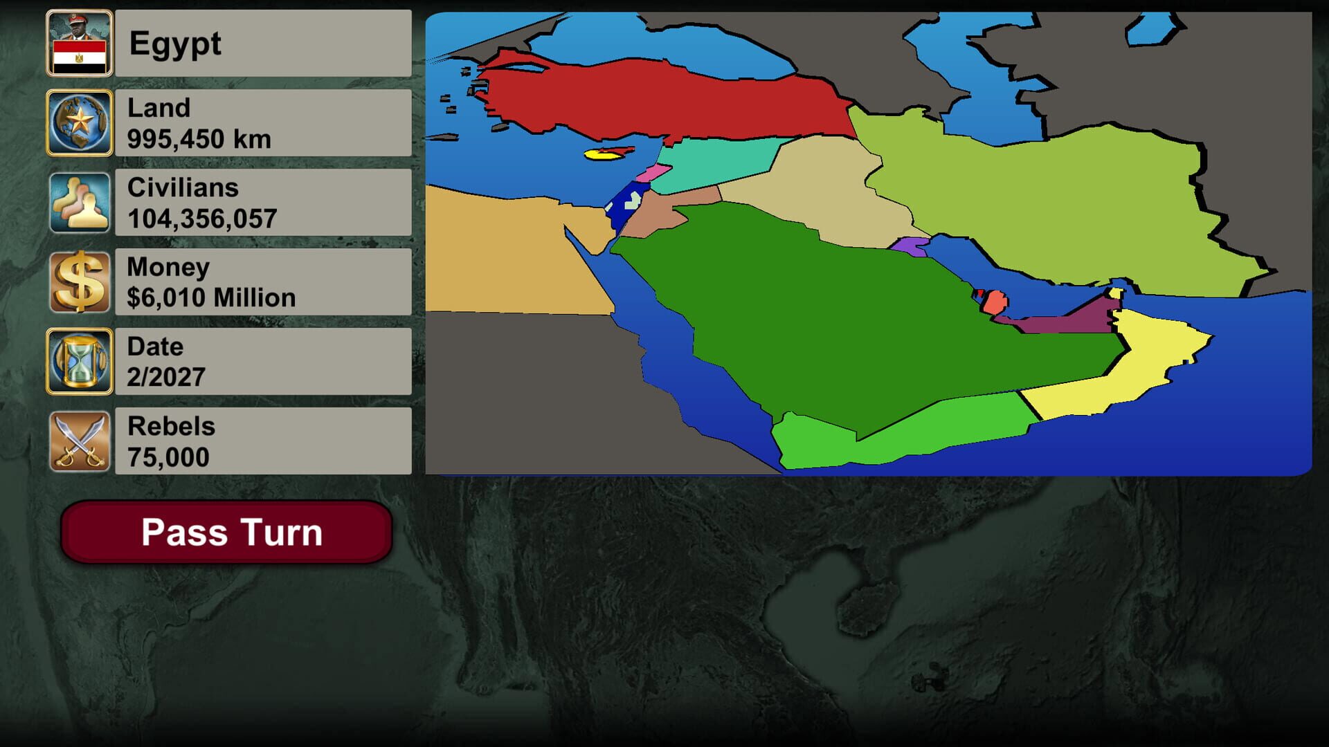 Middle East Empire 2027 - Screenshot