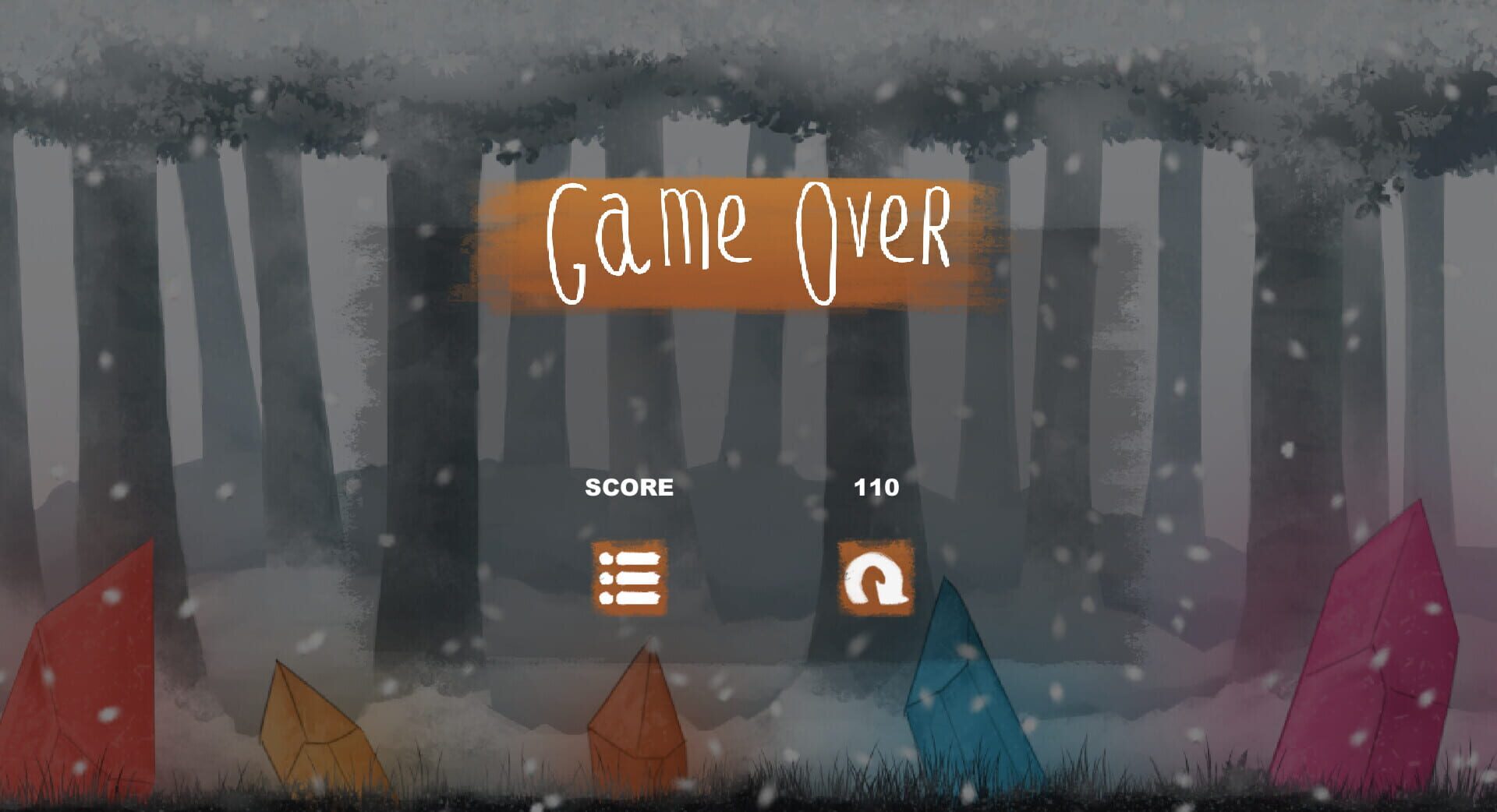 Red Fox and the Four Seasons: Typing Game - Screenshot