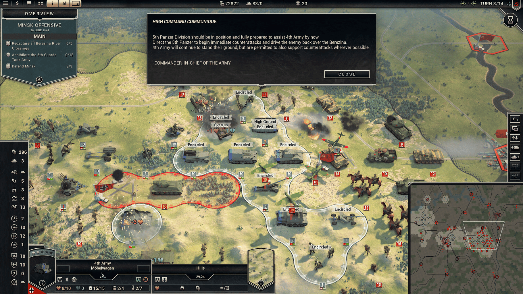 Panzer Corps 2: Axis Operations - 1944 screenshot