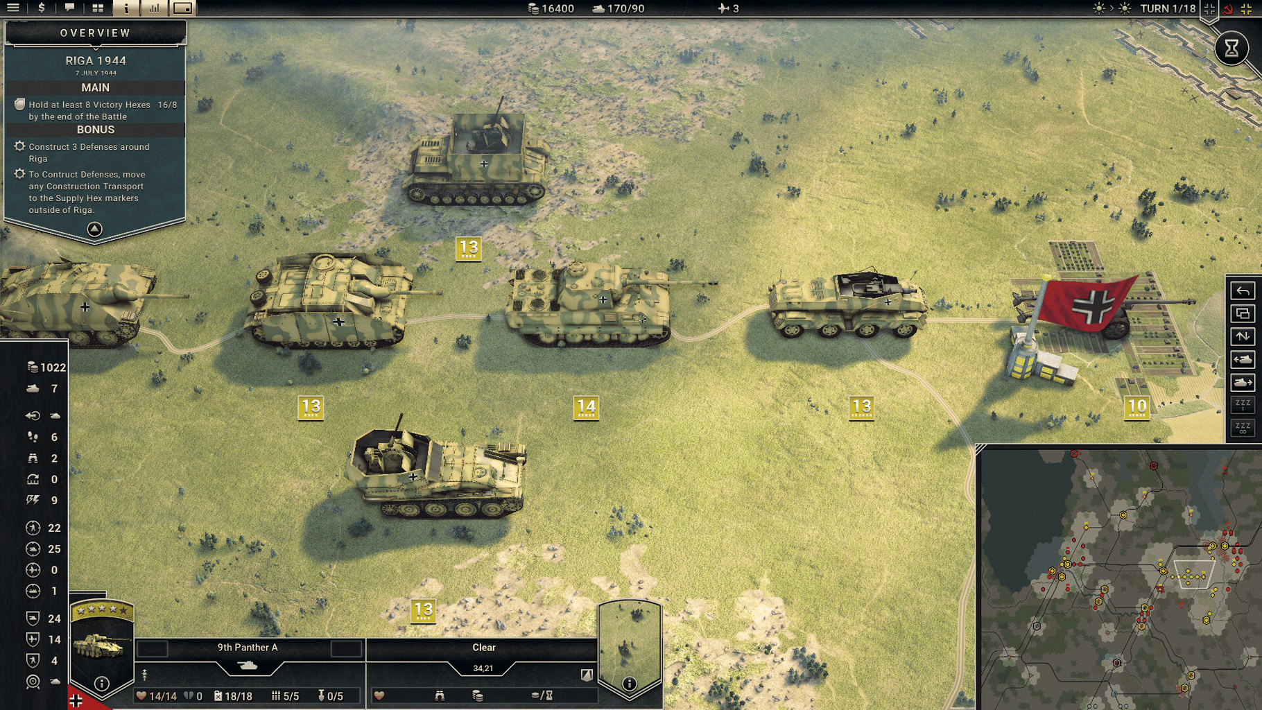 Panzer Corps 2: Axis Operations - 1944 screenshot