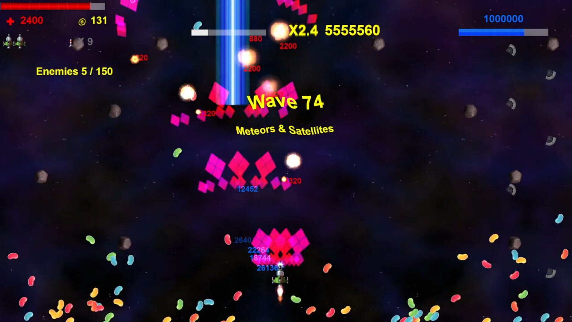 Spinner Invaders 2: A Mad Revenge - Screenshot