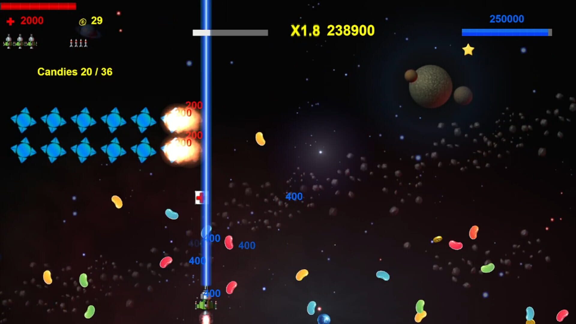 Spinner Invaders 2: A Mad Revenge - Screenshot