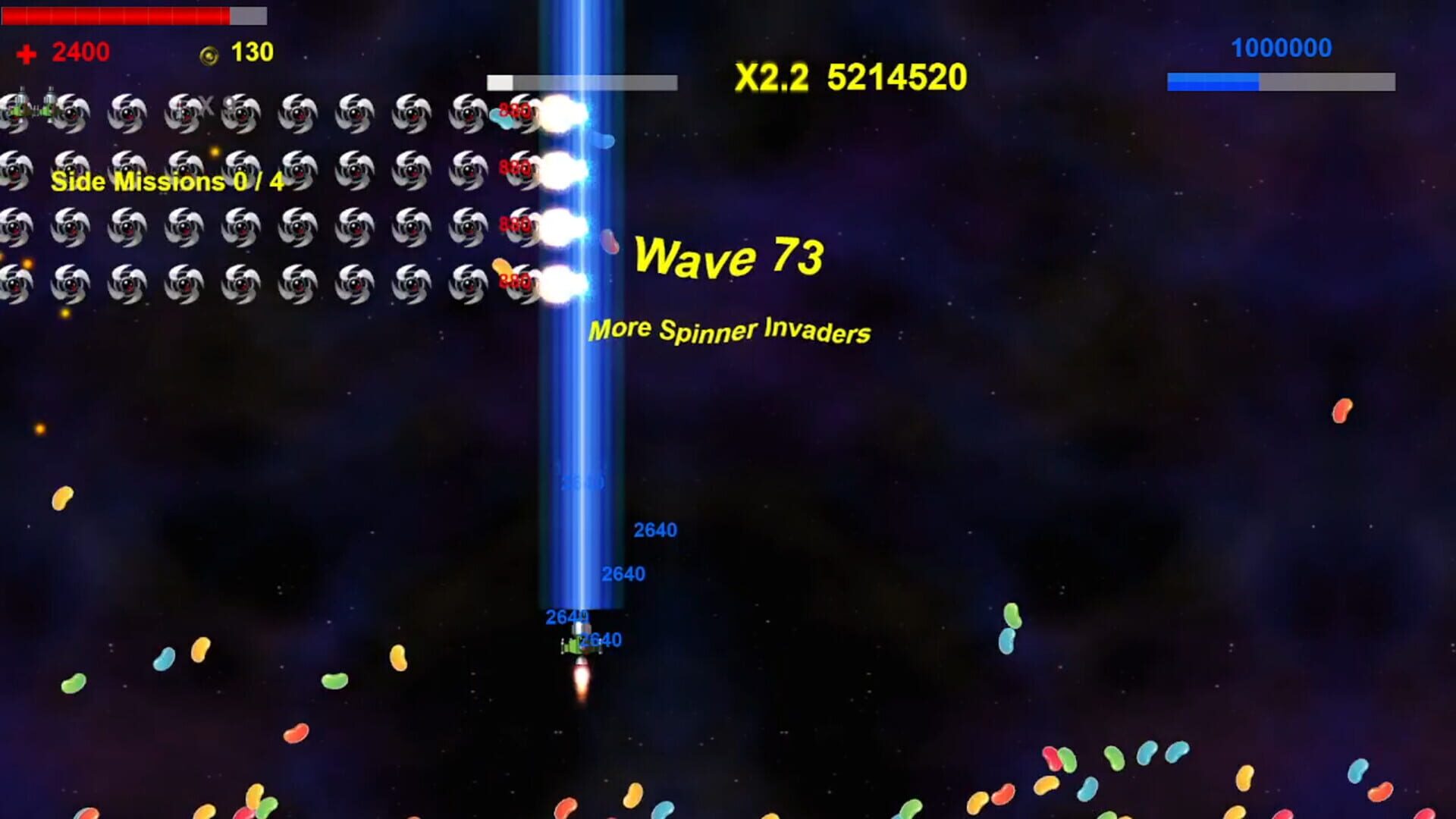 Spinner Invaders 2: A Mad Revenge - Screenshot