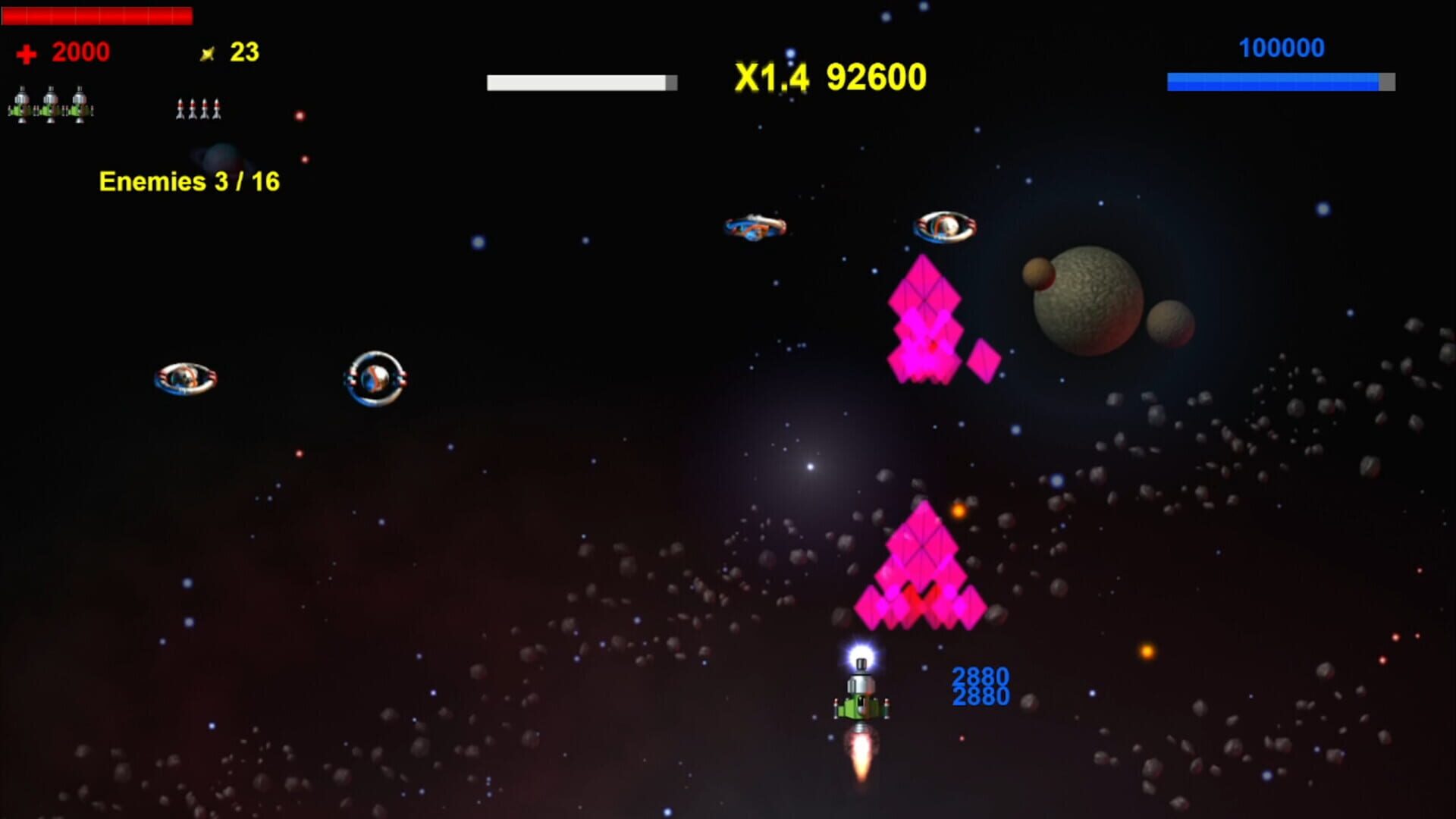 Spinner Invaders 2: A Mad Revenge - Screenshot