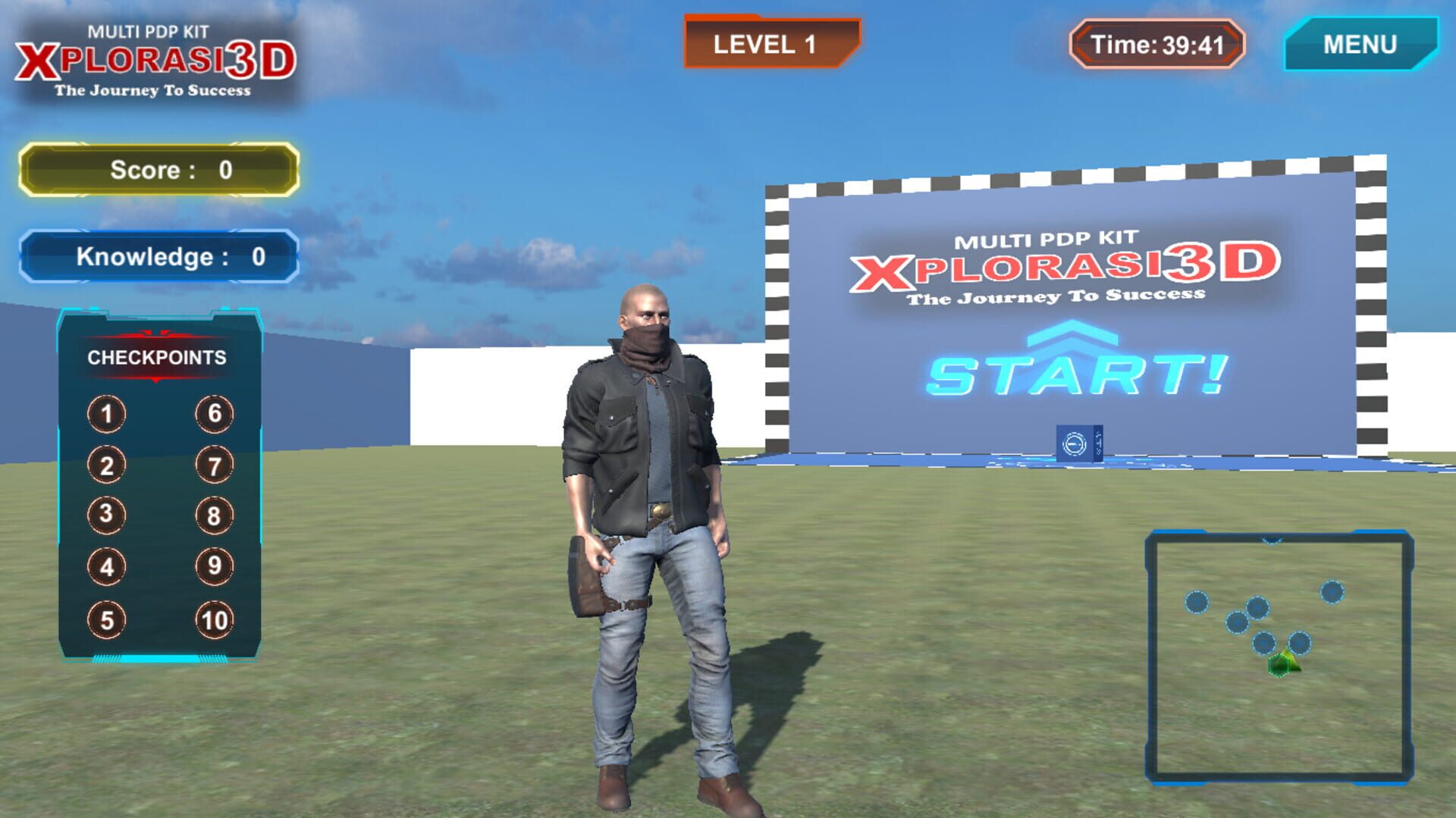 Xplorasi3d 2.0 - Screenshot