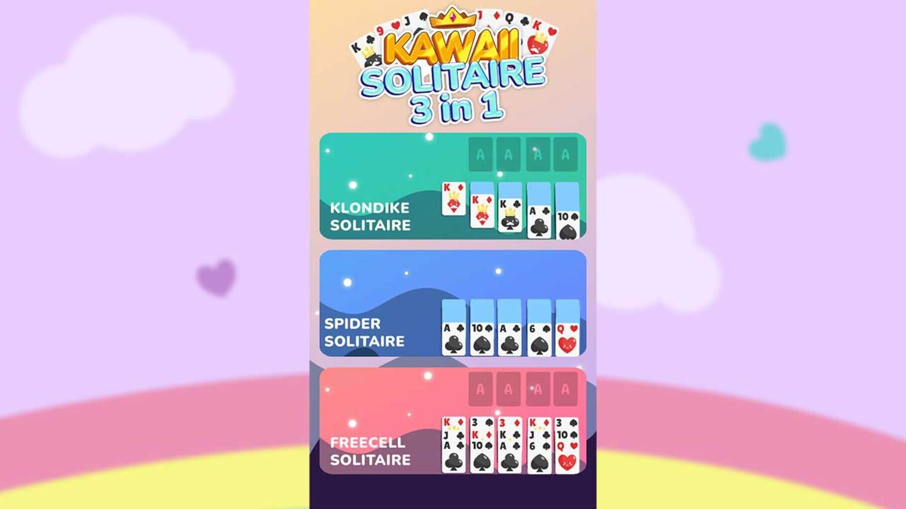 Kawaii Solitaire 3 in 1 screenshot