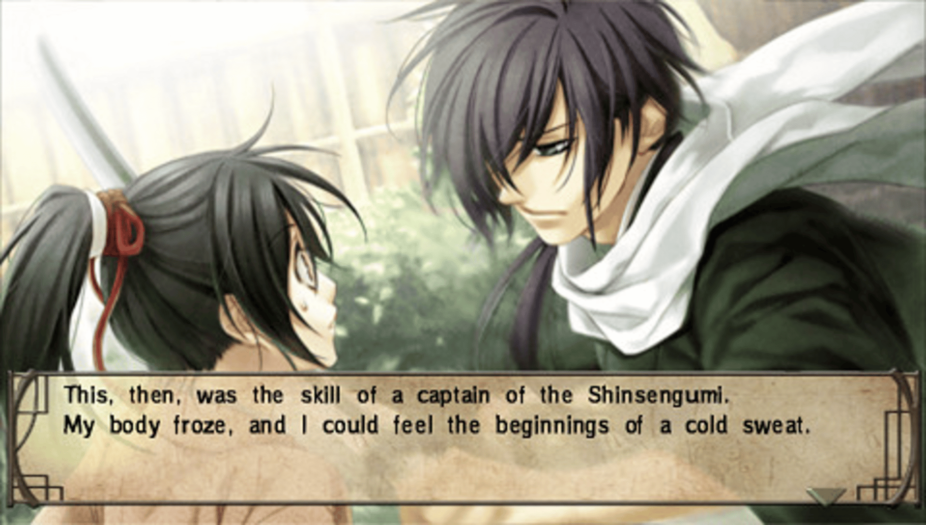 Hakuoki: Demon of the Fleeting Blossom screenshot