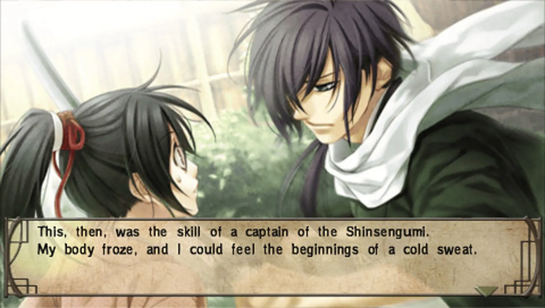Captura de pantalla - Hakuoki: Demon of the Fleeting Blossom